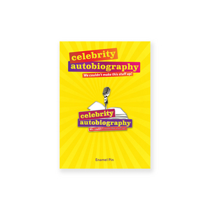 Buy a Celebrity Autobiography Logo Pin