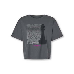 Chess Nobody's Side Lyric Boxy Tee image