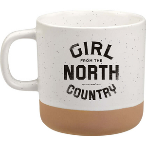 Girl from the North Country Logo Speckled Mug