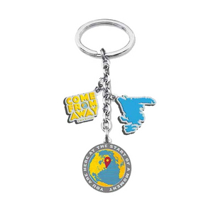 Come From Away Charm Keychain