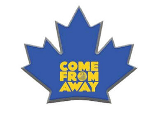 Come From Away Blue Leaf Pin Photo