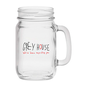 Grey House Mason Jar Mug