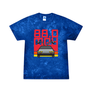 Back to the Future the Musical 88 MPH Blue Wash Tee