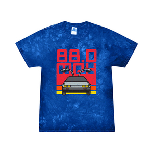 Back to the Future the Musical 88 MPH Blue Wash Tee image