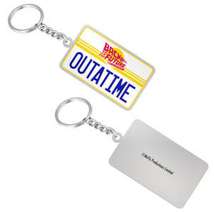 Back to the Future the Musical OUTATIME keychain image