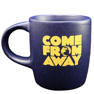 Come From Away Speckled Blue Logo Mug