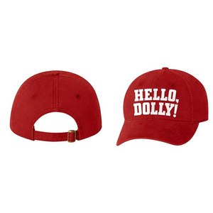 Hello Dolly! Red Logo Hat