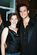 Anna Lauris and Cheyenne Jackson (performed "Joey, Joey, Joey")  Photo