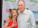 Co-hosts for the concert, Christina Applegate and John Lithgow Photo