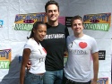 From All Shook Up, Nikki M. James, Cheyenne Jackson and Curtis Holbrook Photo
