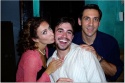 Act II stars Laura Benanti and Michael Berresse
share a moment with the Plaza waiter Photo