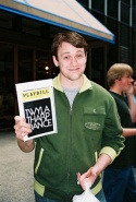 Michael Arden Shopping for a great cause at the Broadway Flea Market  Photo