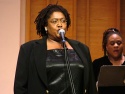 Mary Bond Davis led the full cast in the title song, 