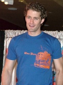 Not so "Naked On The Appian Way" - Matt Morrison
dons the "Blue Shirt" Photo