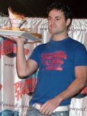 Max von Essen serves it up! Photo