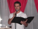 Max von Essen sang a new song from "Easter Rising," by BARE's Michael Arden  Photo