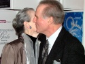 Marian Seldes and Charles Grodin share a moment Photo