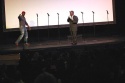 Taye Diggs is the first one out to greet the audience -- who went wild! Photo