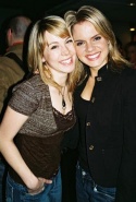 Mary Faber ("Avenue Q") and Amy Spanger (upcoming "The Wedding Singer")  Photo