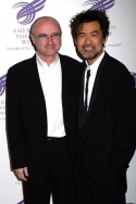 Phil Collins and David Henry Hwang Photo
