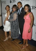 Elisabeth Withers-Mendes, Felicia P. Fields, Brandon Victor Dixon and LaChanze Photo
