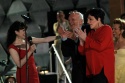 Bebe Neuwirth, Harold Prince and Liza Minnelli Photo