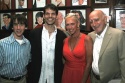 Dennis Chambers, J. Robert Spencer, Roxanna Cella and Dominic Chianese Photo