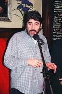 Alfred Molina addresses the crowd Photo