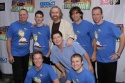 The cast of Spamalot (with Harry Groener and Michael McGrath) Photo