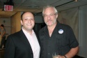 Isaac Hurwitz (NYMF, Executive Producer) and Tim Jerome (NYMF Founder, Tarzan) Photo
