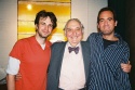 Daniel Goldfarb, Fyvush Finkel (Orlando) and David Kirshenbaum Photo