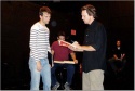 Andrew McCarthy directs Daniel Reichard and Keith Nobbs in rehearsal Photo
