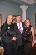 Belinda Bush and hosts Ann and Bill Van Ness Photo