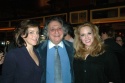 Alice Ripley, Drama Desk president William Wolf and Emily Skinner
 Photo