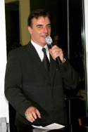 Chris Noth speaks of the money raised and services provided by BC/EFA Photo