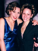 Amanda with friend, Jessica Boevers(who was last
seen on Broadway in the revival of  Photo