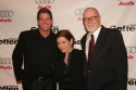 Carrie Fisher flanked by Director Joshua Ravetch and Gil Cates Photo