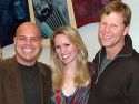 Producer Jayson Raitt, Lauren Kennedy and Alan Campbell Photo