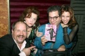 Chris Wells, Charlotte Booker, Michael Musto and Nancy Balbirer with Musto's new book Photo