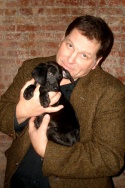 Skipp Sudduth - officially the first person to adopt a pet from Animal Haven Photo