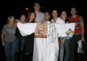 Dennis Stowe and Lorin Latarro with cast members, including Kristin Chenoweth, Vince  Photo