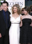 Kevin Bacon, Kyra Sedgwick and daughter Photo