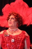 Empress Gefil Tefish as Ethel Merman in Hello Dolly! Photo