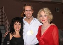 Lisa Mordente and Jane A. Johnston pose with choreographer Dan Mojica Photo