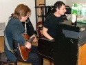 Paul Scott Goodman rehearses with Dan Lipton Photo
