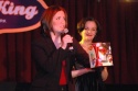 Sweeney Todd star Donna Lynne Champlin with a Mrs. Potato Head creation that she thre Photo