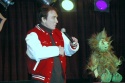 Patrick Page with How the Grinch Stole Christmas! The Musical Grinch Bear Photo