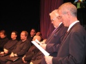 Jim Brochu and Steve Schalchlin with NYC Gay Men's Chorus Photo