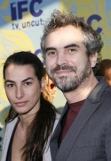Alfonso Cuaron and wife Photo