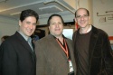 Igor Goldin with producers Derek Collard and Gary Maffei Photo